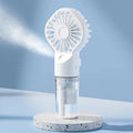 Mini Pocket USB Rechargeable Portable Misting Fan with 4 Adjustable Speeds Battery Operated Personal Mister Fan Spray Water Mist